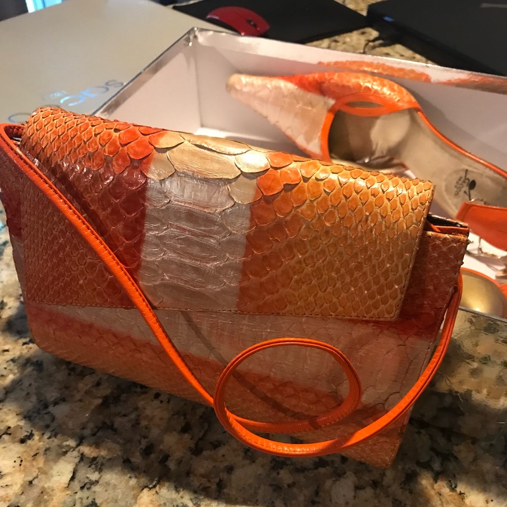 Sacco shoe EUR size 11 shoe with matching purse.